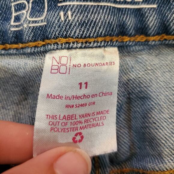 Nobo size 11 juiniors high rise distressed boyfriend jeans - Picture 8 of 10